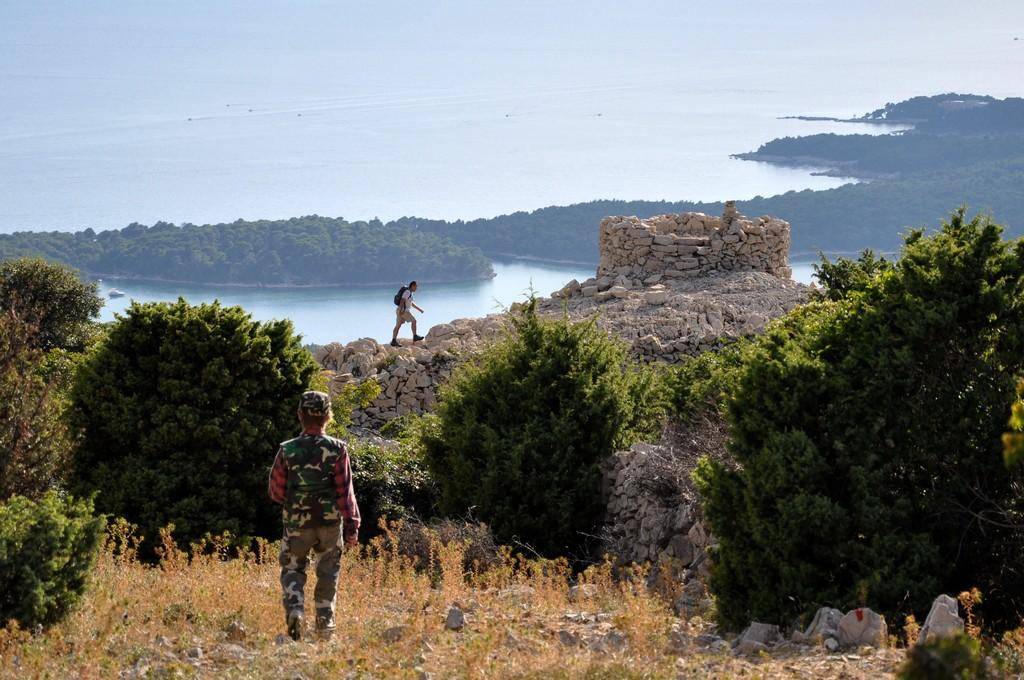 Climbing on the island of Rab in Croatia